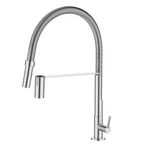 Torneira Cozinha Mesa Bica Alta com Mola Cromada