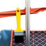 Caçamba Plástica para Pintura 2833 Cinza 25L Com Rodas Compel