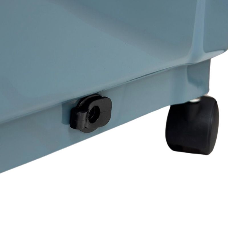 Caçamba Plástica para Pintura 2833 Cinza 25L Com Rodas Compel