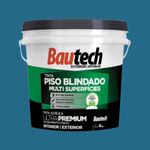 Tinta Premium Acrílica Fosco Piso Blindado Azul 4KG Bautech