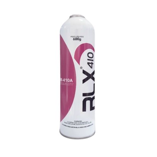 Gás Refrigerante R410A Cilindro 750g com Válvula e sem Manopla RLX