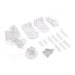 Cortina Persiana Rolô Solar Branco 140x160cm