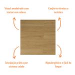 Piso Vinílico Cola Vernonia Capa de 0,3mm 2mm 19X123cm caixa c/ 4,72m2