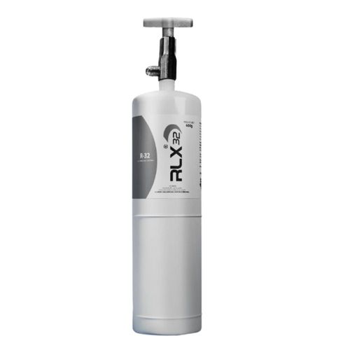 Gás Refrigerante R32 Cilindro 650g com Válvula e sem Manopla RLX