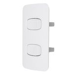 Conjunto 2 Interruptores Simples 10A/250V 4x2 Branco Gracia