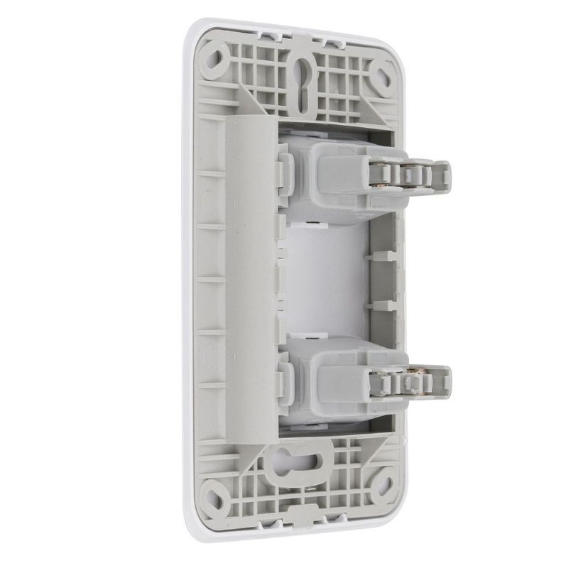 Conjunto 2 Interruptores Simples 10A/250V 4x2 Branco Gracia