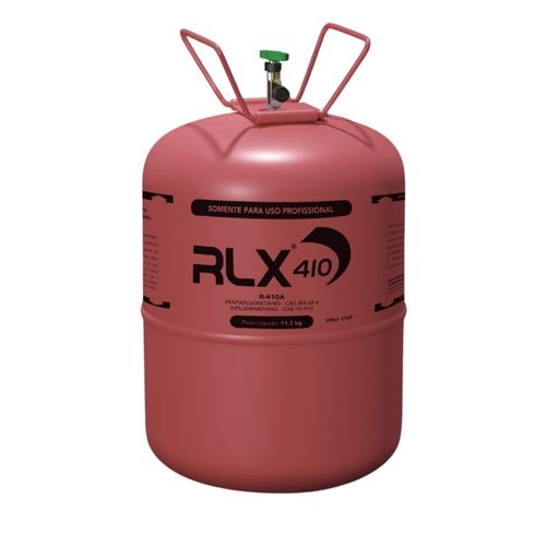 Gás Refrigerante R410A Cilindro 11,3Kg com Válvula e Manopla RLX