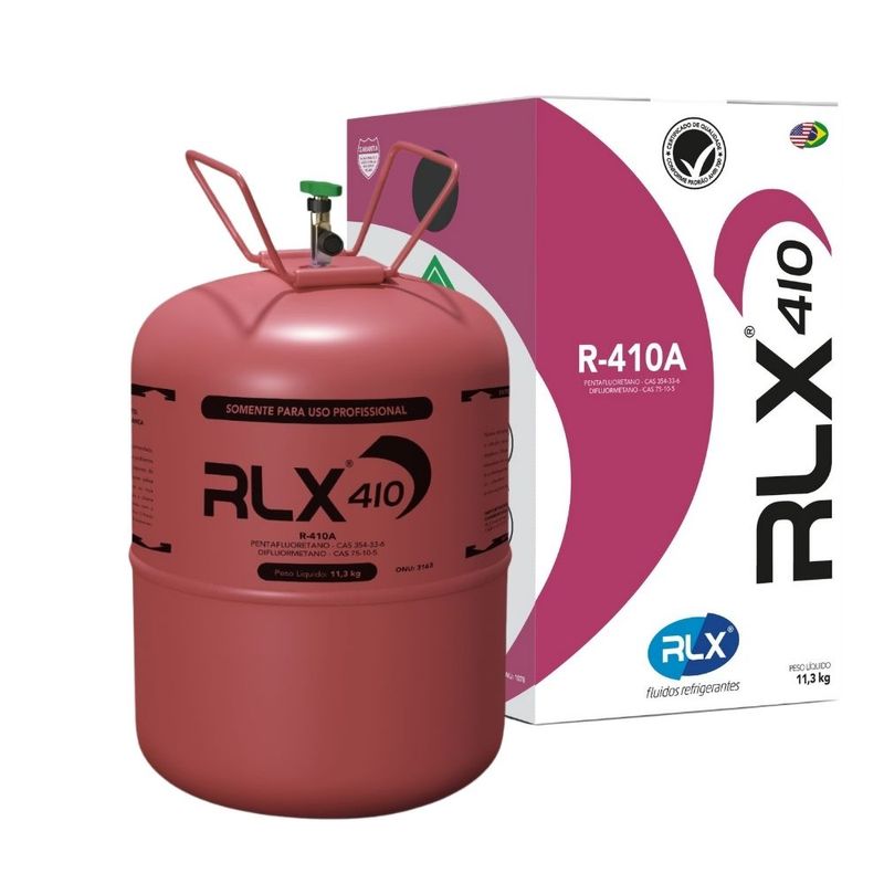 Gás Refrigerante R410A Cilindro 11,3Kg com Válvula e Manopla