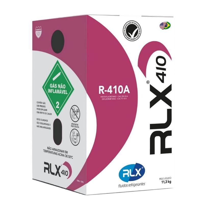 Gás Refrigerante R410A Cilindro 11,3Kg com Válvula e Manopla