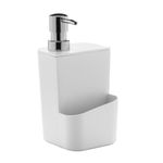 Dispenser para Cozinha Detergente e Bucha Branco 650ml