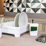 Dispenser para Cozinha Detergente e Bucha Branco 650ml