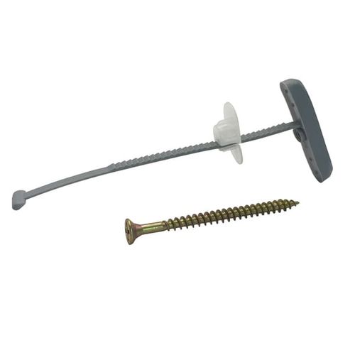 Bucha de Nylon SK44 com Parafuso Chipboard Philips 4,5x60mm 100 Peças Sforplast