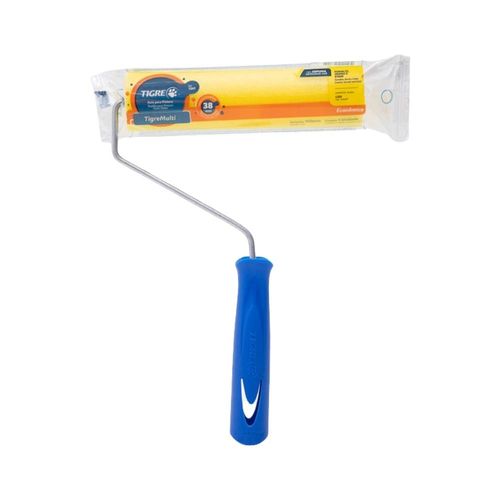 Rolo de Espuma Amarelo com Suporte 1341 15cm Tigre