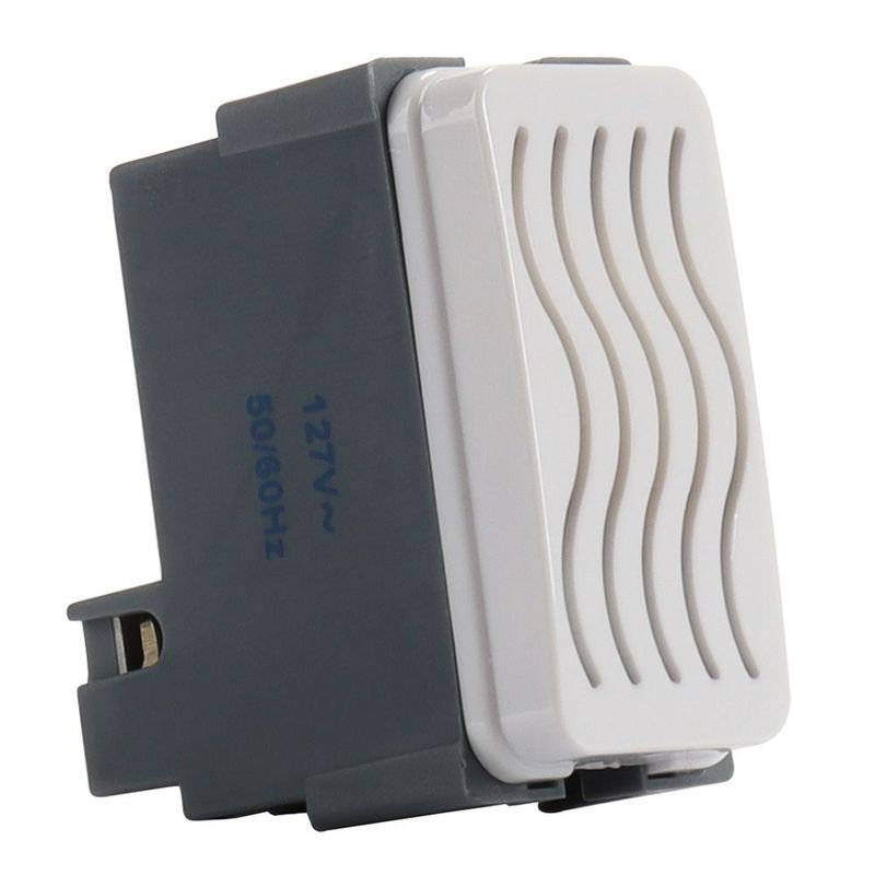 Módulo Campainha Cigarra 127V Branco Linha B3