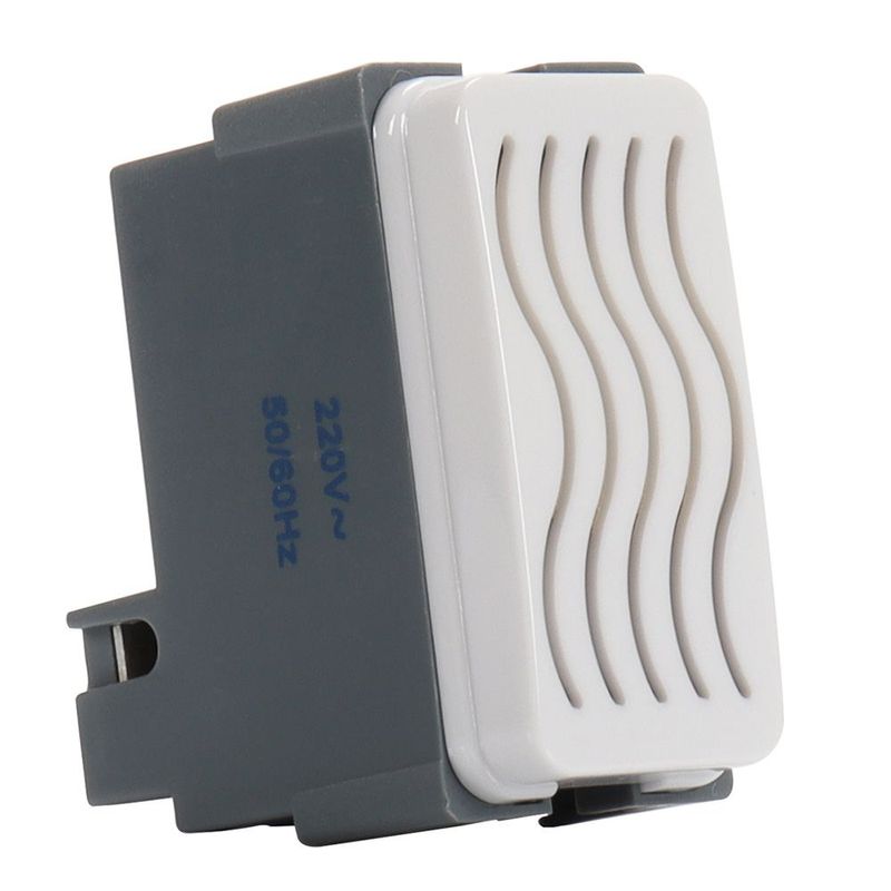 Módulo Campainha Cigarra 220V Branco Linha B3