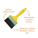 Trincha Simples para Esmalte 818 4" Compel