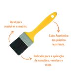 Trincha Simples para Esmalte 816 2 1/2" Compel