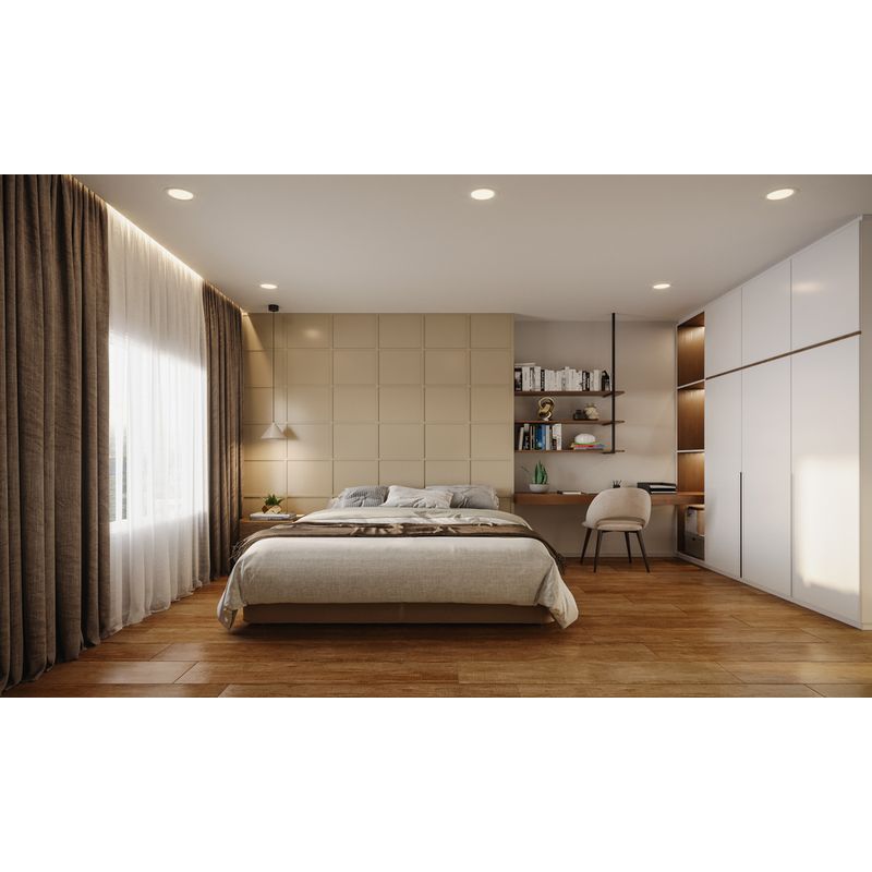 Porcelanato Castanheira Retificado Acetinado Marrom 24,5x108cm 1,85m2