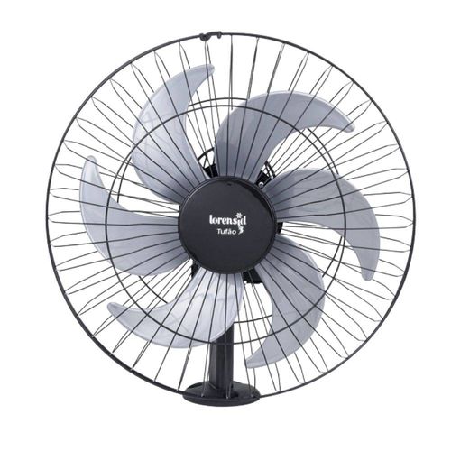 Ventilador de Parede Tufão M2 Preto com 6 Pás 50cm 160w Bivolt