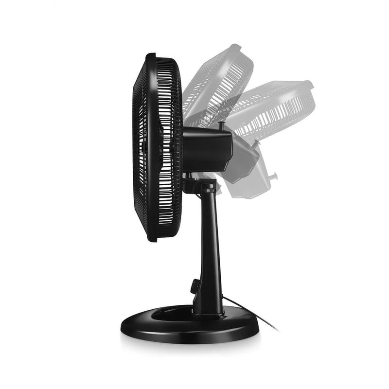 Ventilador de Mesa Breeze Preto com 7 Pás 40cm 140w 127V