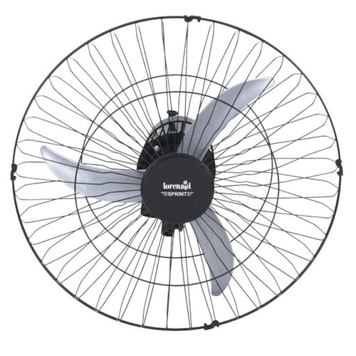 Ventilador de Parede Tufão Sprint Preto com 3 Pás 60cm 155w Bivolt