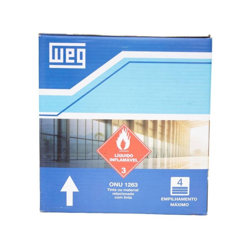 Kit Tinta Econômica Epóxi  Piso Amarelo Segurança com  Catali 3,6L Weg