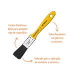 Trincha Média para Esmalte 1" 319 Atlas