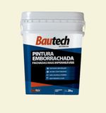 Tinta Acrílica Fosco Emborrachada Branco 20Kg Bautech