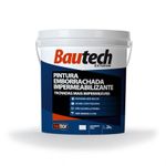Tinta Acrílica Fosco Emborrachada Branco 20Kg Bautech