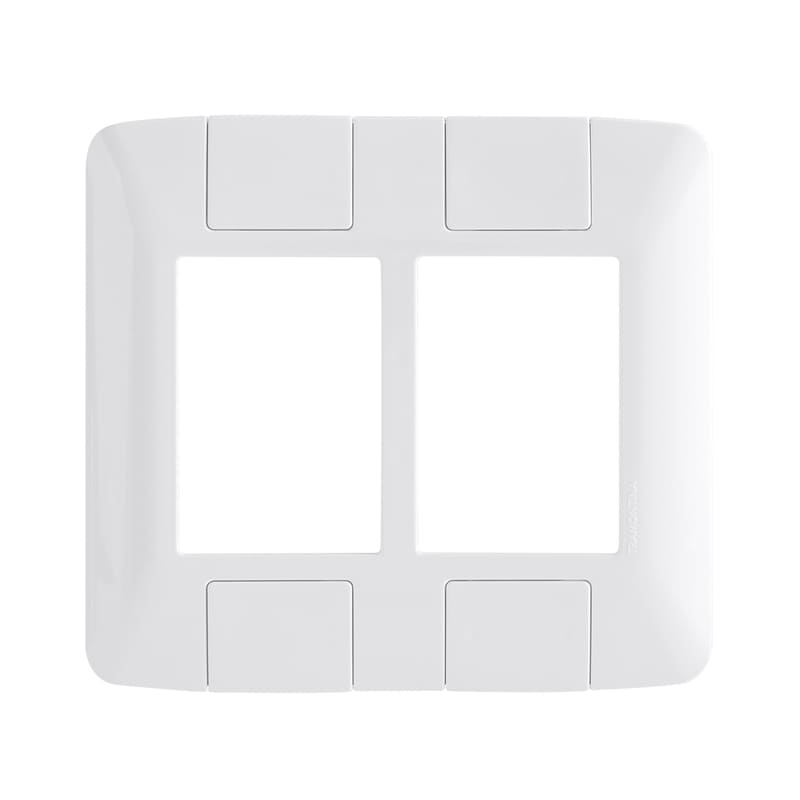 Placa 6 Postos 4x4 Branca Aria