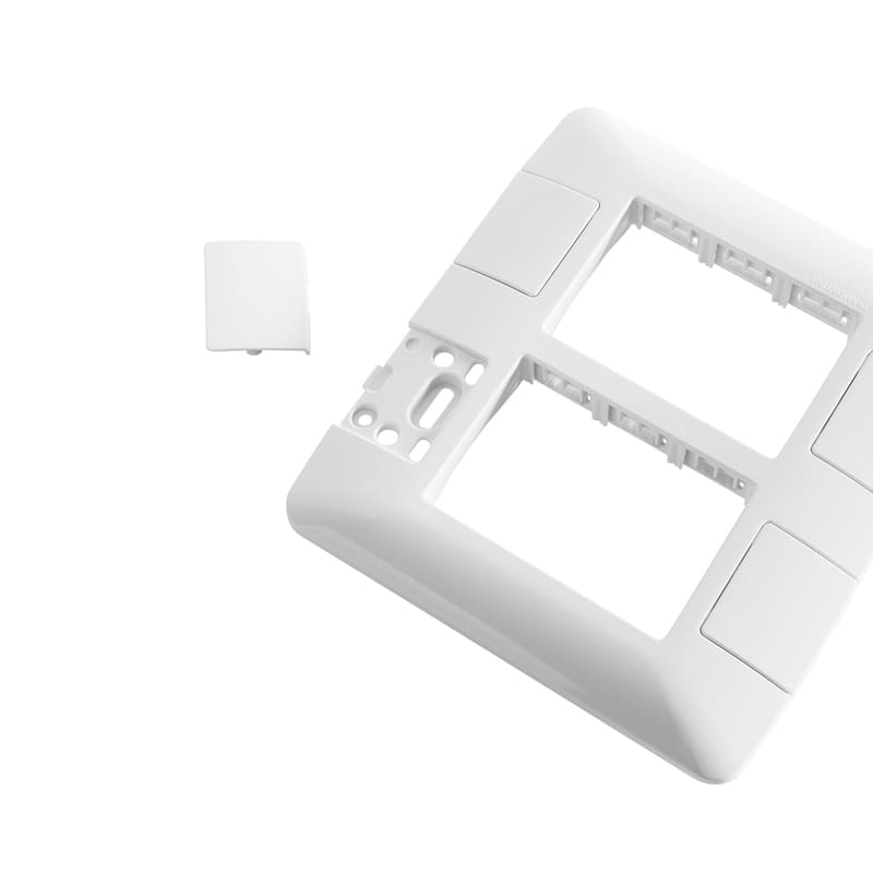 Placa 6 Postos 4x4 Branca Aria