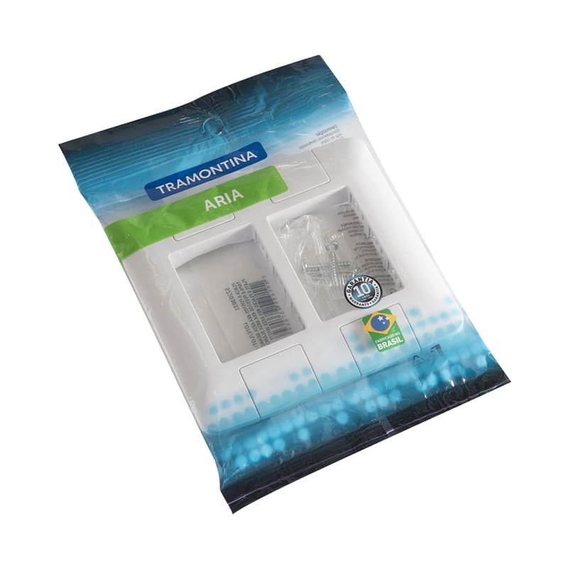 Placa 6 Postos 4x4 Branca Aria