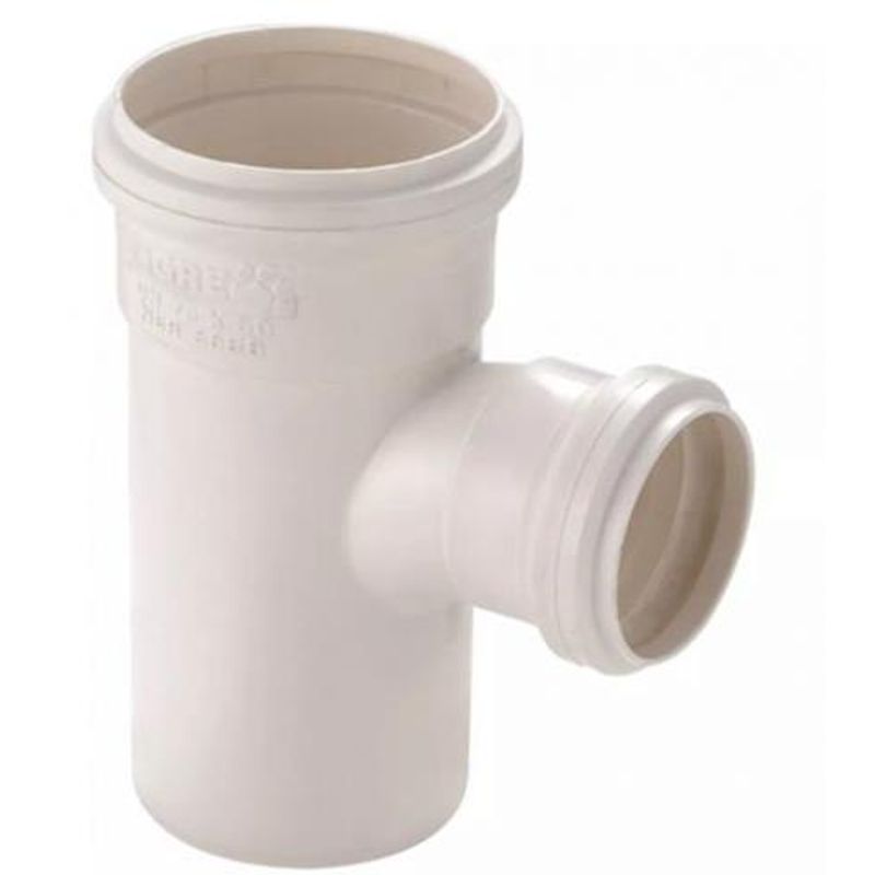 Te de Redução Esgoto Série Normal PVC DN 100 x 50 Tigre