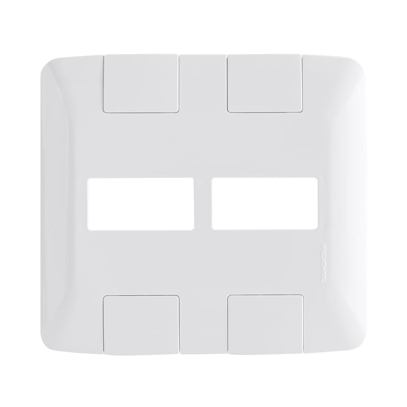 Placa 2 Postos 4x4 Branca Aria