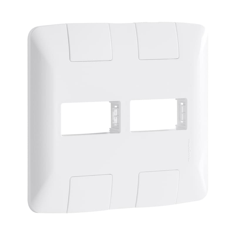 Placa 2 Postos 4x4 Branca Aria