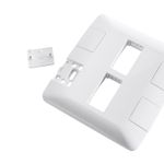 Placa 2 Postos 4x4 Branca Aria