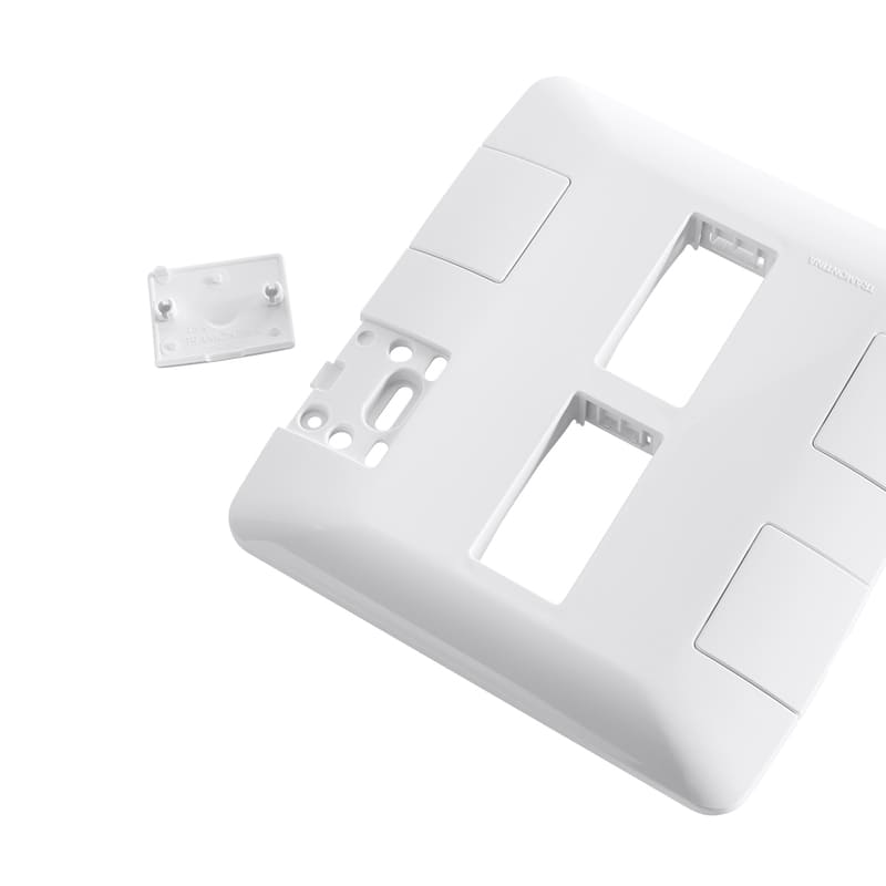 Placa 2 Postos 4x4 Branca Aria