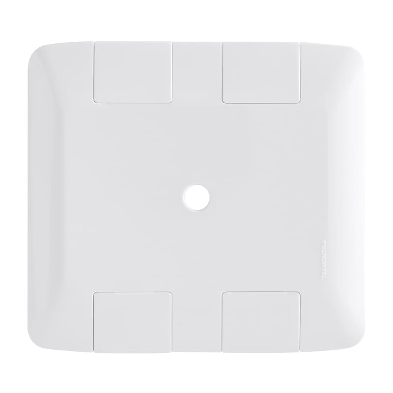 Placa Saída de Fio 4x4 Branca Aria