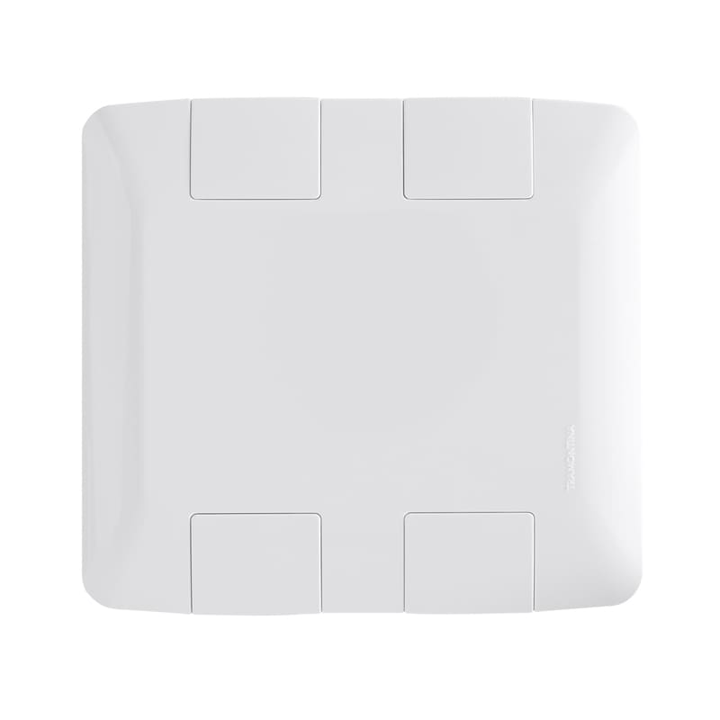 Placa Cega 4x4 Branca Aria