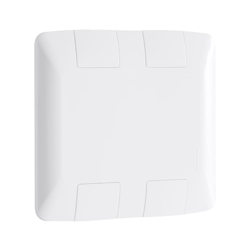 Placa Cega 4x4 Branca Aria