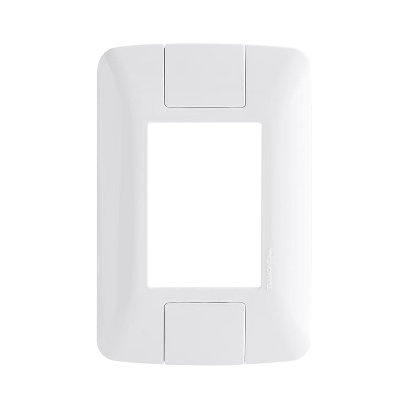 Placa 3 Postos 4x2 Branca Aria