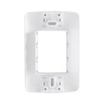 Placa 3 Postos 4x2 Branca Aria