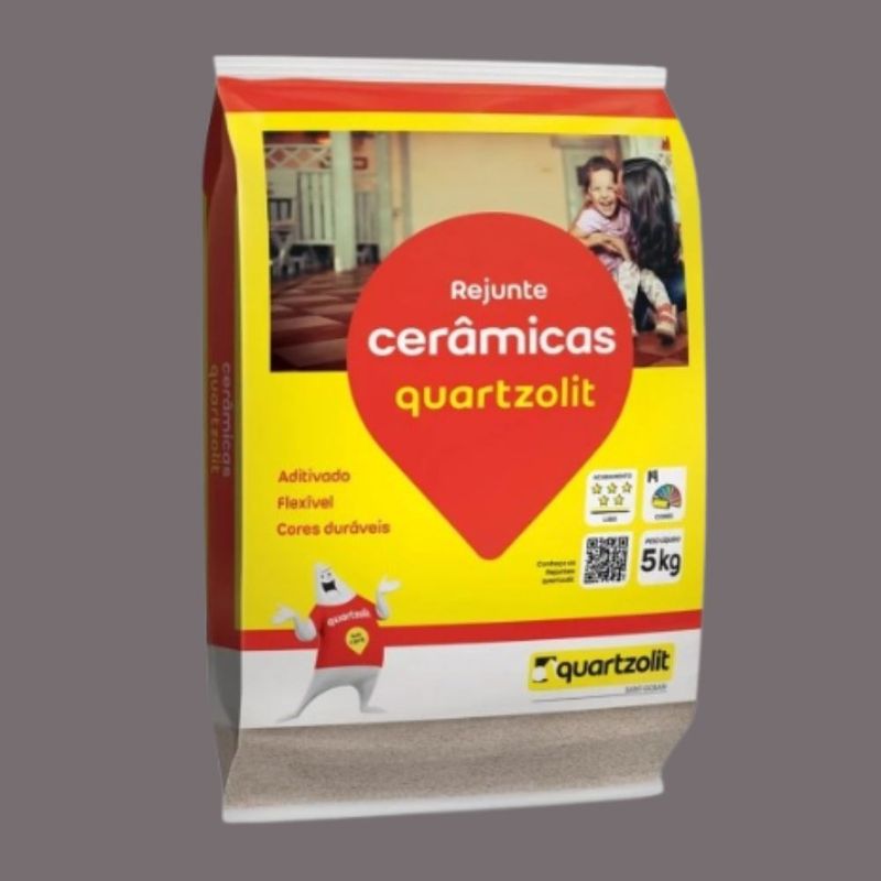 Rejunte Cerâmica Preto 5kg Quartzolit