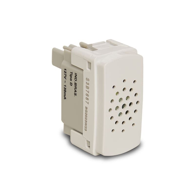 Módulo Campainha Cigarra 127V Branco Miluz