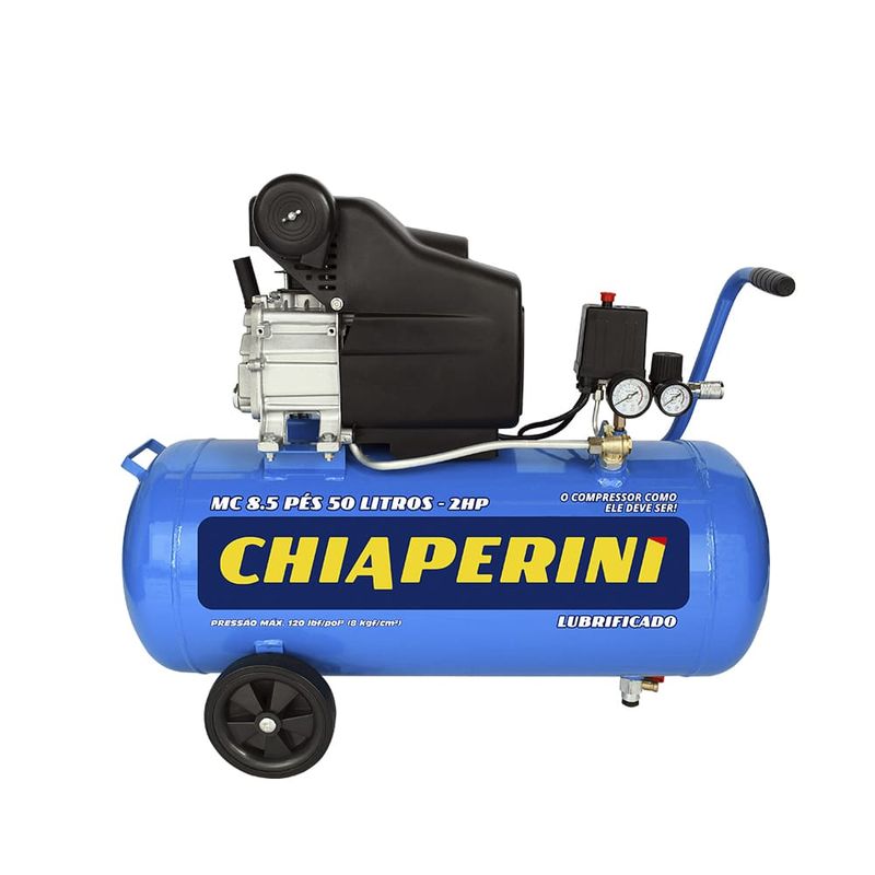 Motocompressor 50L 8,5 pés 120LBS 2HP MC 8.5/50 127V Chiaperini
