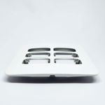 Placa 6 Postos 4x4 com Suporte Branca Gracia