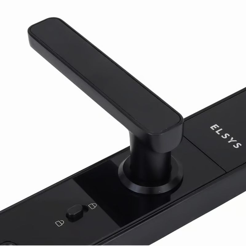 Fechadura Digital de Embutir com Biometria e Wifi DE4000B Preto