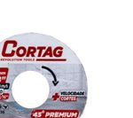 Disco Diamantado p/Chanfro 45º 4.1/2" 115x22,2mm p/Porcelanato Cortag