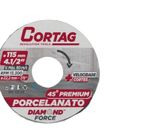 Disco Diamantado p/Chanfro 45º 4.1/2" 115x22,2mm p/Porcelanato Cortag