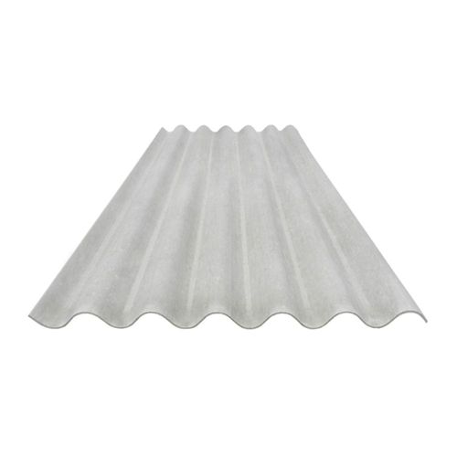 Telha Ondulada Cimentícia Cinza 5mm 2,44x1,10m Multilit